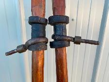Vintage 1920’s-30’s Winnipeg Beach row boat oars , amazing piece - Photo 2