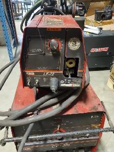 Used Lincoln Electric CV-305 power source with LF-72 wire feeder - Photo 2