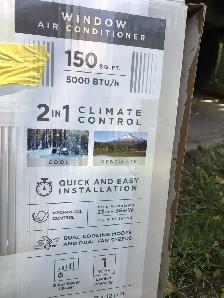 5000 BTU Window Air Conditioner Blows Cold! $60 ac unit - Photo 4