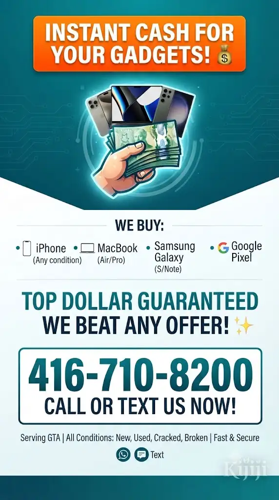 We Buy iPhones,MacBook,Samsung & Pixels Instant Cash on the spot