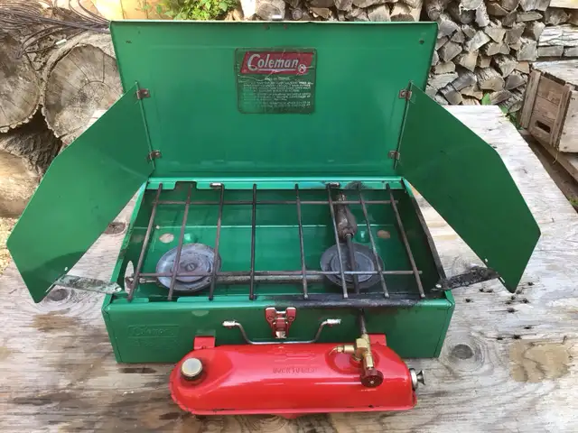 Coleman stove- gas - 2 burner