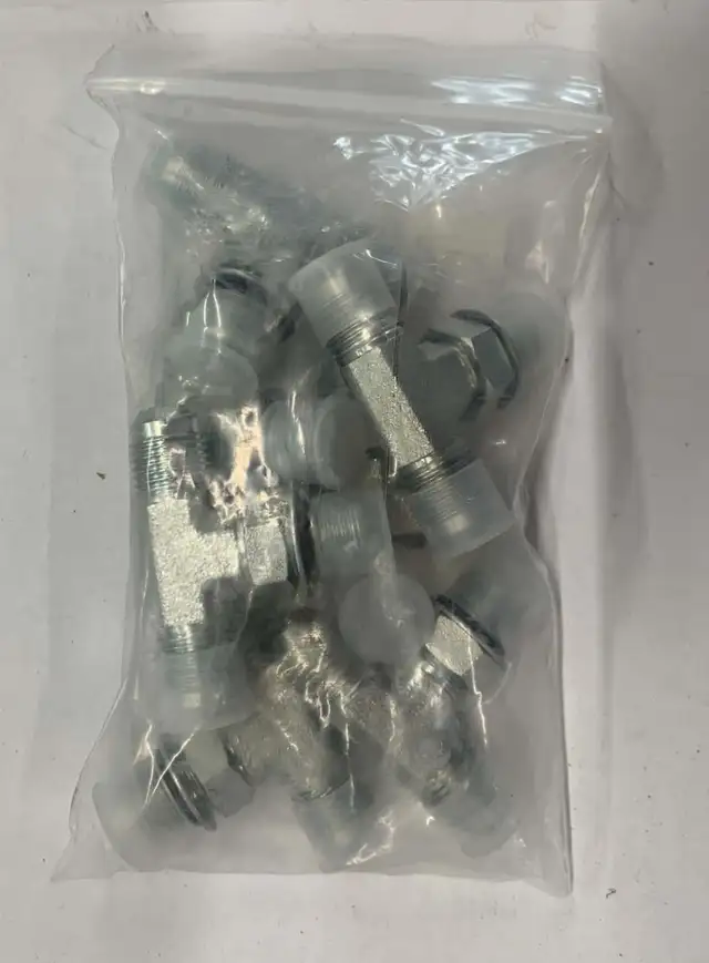 3/8″ M-JIC Hydraulic branch tee – used on many Rotary Lift 2-Pos