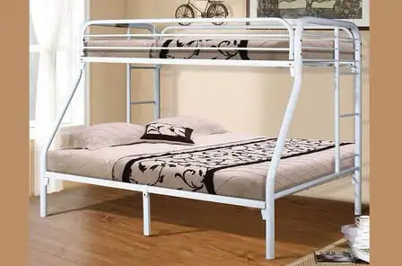 TWIN OVER DOUBLE BUNK BED FLOOR MODEL CLEARANCE .