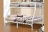 TWIN OVER DOUBLE BUNK BED FLOOR MODEL CLEARANCE .