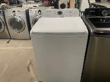 Laveuse seule top load blanche sans agitateur Samsung