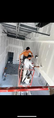 drywall and mudding