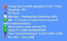 Forklift Operator