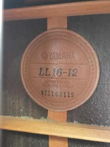 YAMAHA ACOUSTIC GUITAR LL16-12 - Photo 3