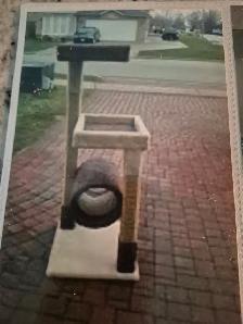 Custom handmade cat trees