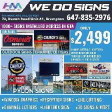 Custom Channel Letters & Storefront Signs | Outdoor/Indoor Signs