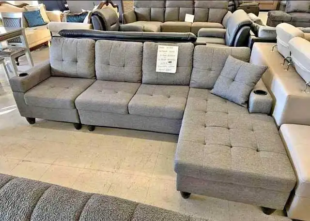 Big Family? Big Comfort: 4 Seater L-Sofa   Free Delivery
