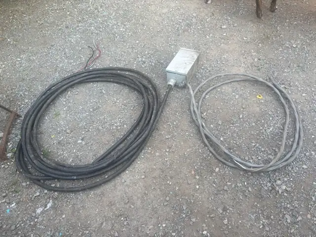 Outside Hot Tub Jacuzzi Wire