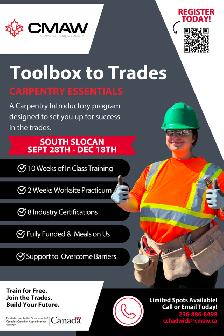 Toolbox to Trades: Free Carpentry Training!