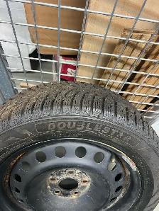 Doublestar Winterking DW08 used tires on rim. used. - Photo 2