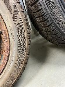 Doublestar Winterking DW08 used tires on rim. used. - Photo 8