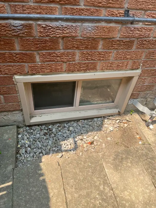 SIDE SLIDING BASEMENT WINDOWS 30' x 14'  VINYL