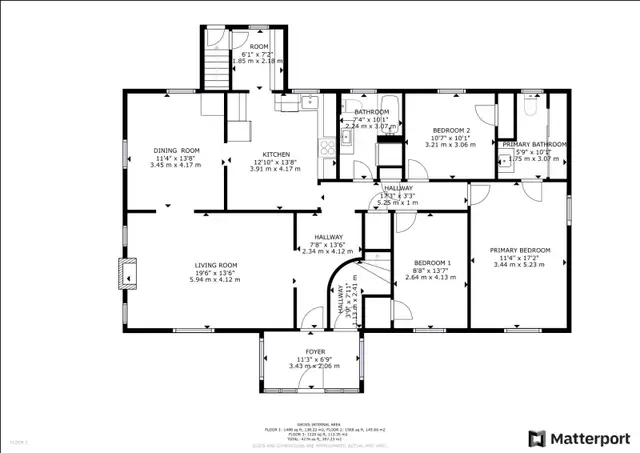 Newly renovated 3 bedroom, 2 bath main floor apartment