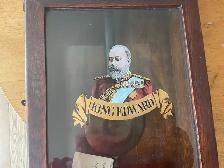 King  Edward VII wall clock, early 1900, Pequenat, Berlin, Ontar