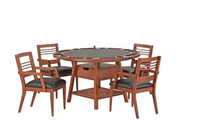 New 54' Game Set - Includes Table & 4 Game Chairs