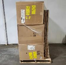 6x Ionic Square Tables 30'D x 29'H X-Base – Brand New - Photo 2