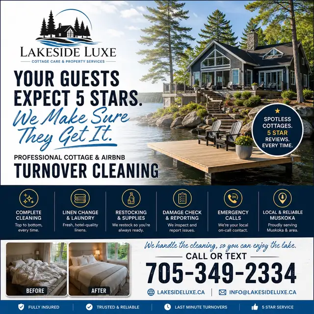 lakeside luxe cottage caretaker