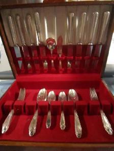 #27-86   MEMORY silverware set for 8 - Photo 2