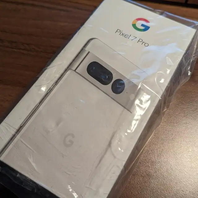 265GB GOOGLE PIXEL 7 PRO  SNOW WHITE 1YEAR WARRANTY