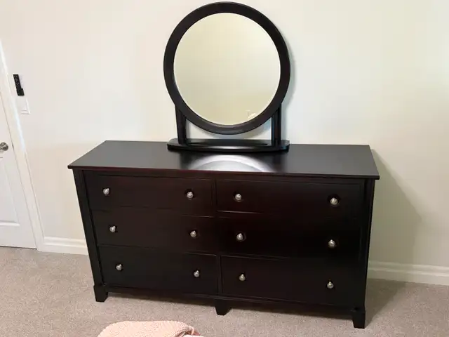 Durham Furniture Triple Dresser and Mirror
