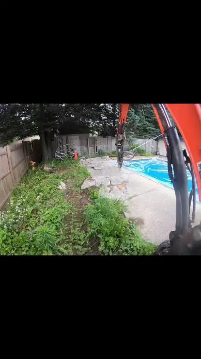 Pool excavation & backyard makeovers