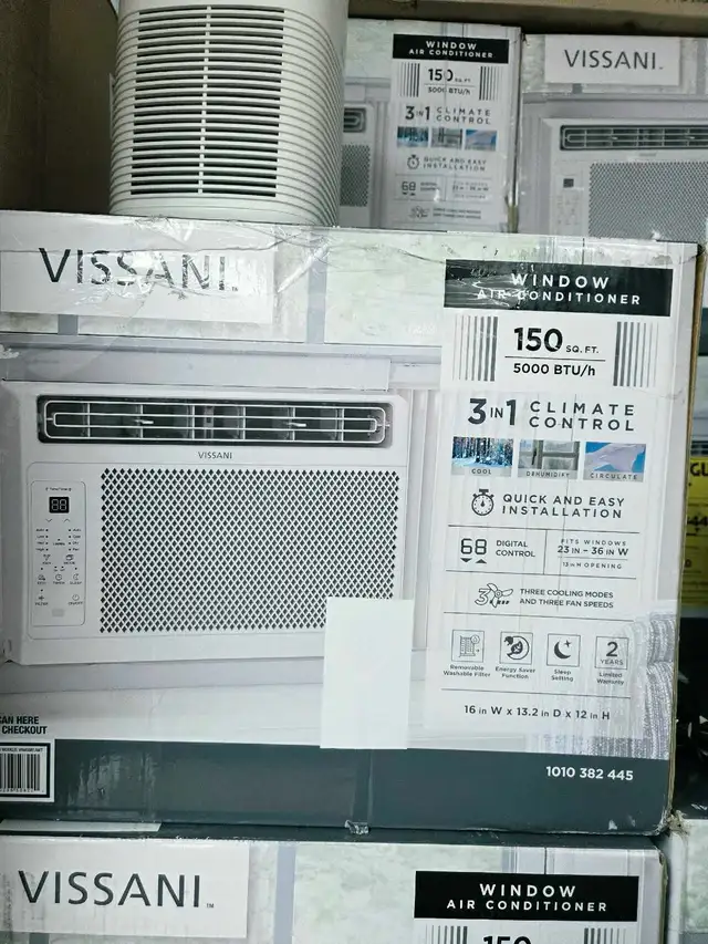 Climatiseur de fenêtre Vissani 5000 BTU