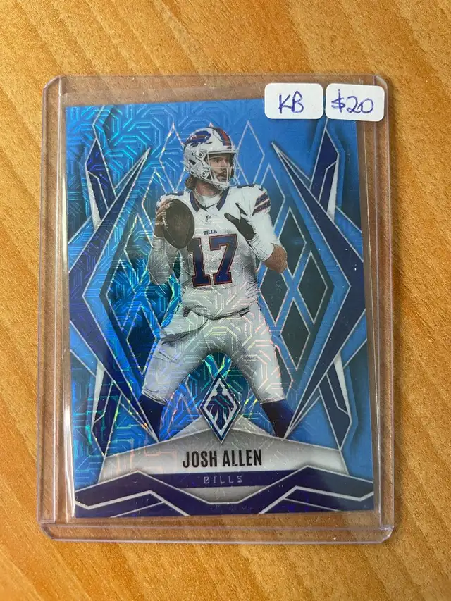 2025 Panini Phoenix Light Blue Mojo #129 Josh Allen #'d 58/85
