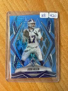 2025 Panini Phoenix Light Blue Mojo #129 Josh Allen #'d 58/85