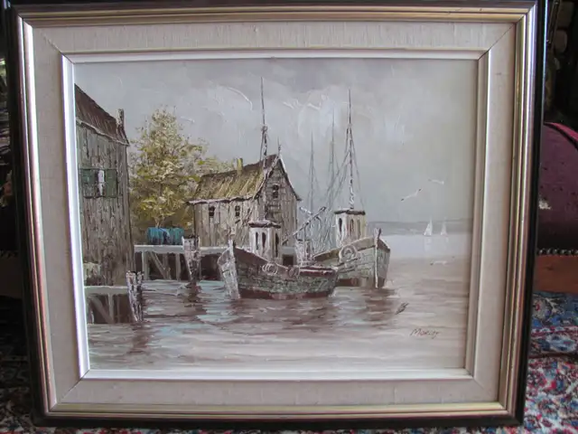 oil and watercolour paintings