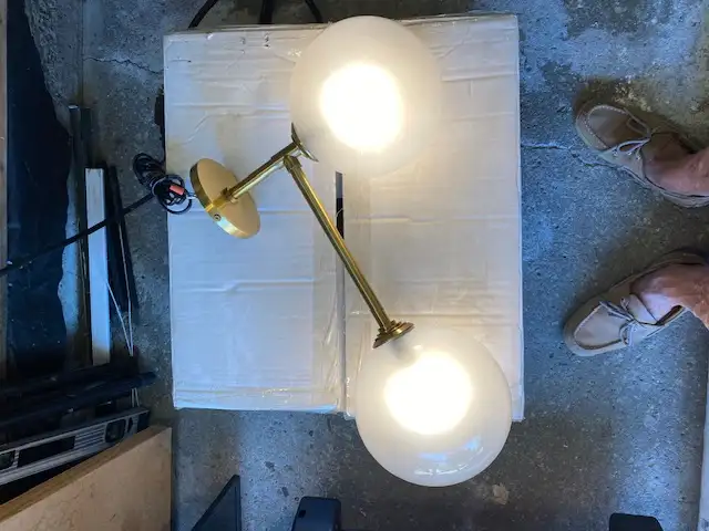 WALL SCONCE "2 Globe Lights" LED