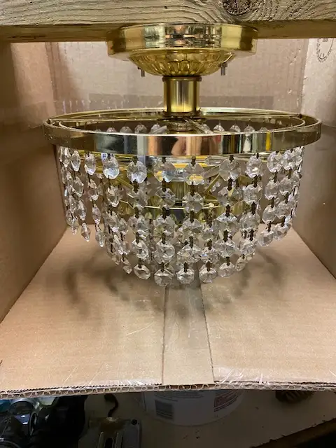 Crystal Ceiling Chandelier "bedroom"