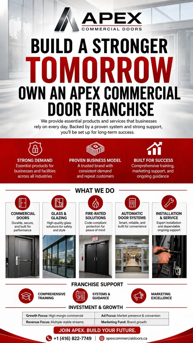 Invest in a Proven Business. Build a Stronger Tomorrow.