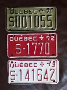 Plaques de ski-doo