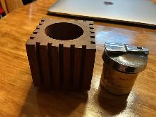 Rare 1960’s Wood & Chrome RONSON VARAFUTae Lighter - Photo 5