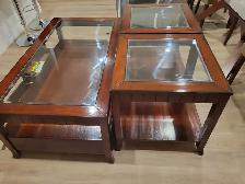 2 sets of 6 coffee tables for SALE مجموعتان من 6 طاولات خشبية لل - Photo 2