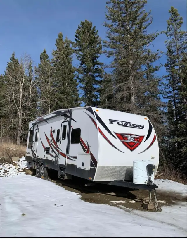 2013 Fuzion Holiday Toy Hauler Trailer by Keystone