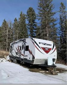 2013 Fuzion Holiday Toy Hauler Trailer by Keystone