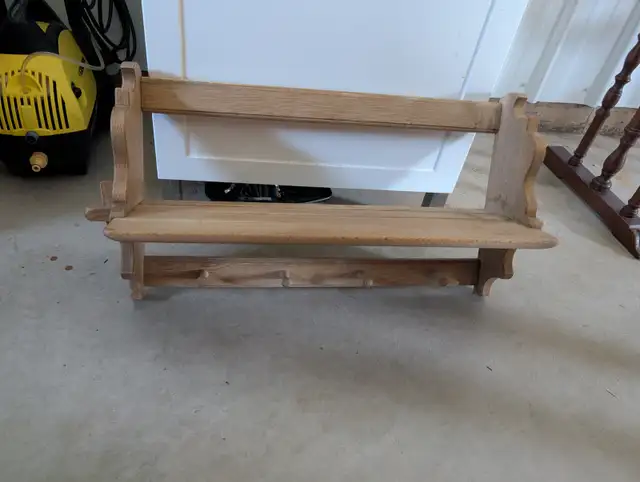 Wooden shelf