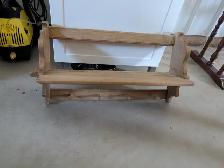 Wooden shelf
