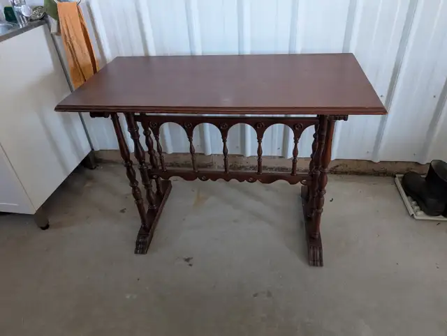 Wooden desk
