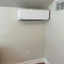 Ductless air conditioner installation