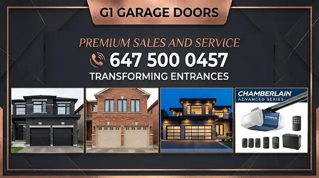 GARAGE DOORS, OPENERS, SPRING, CABLE, TRACKS 22