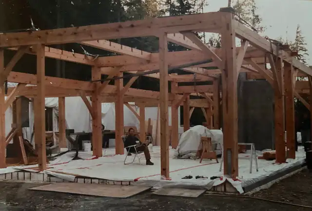 Beautiful Timber Frame Home for Sale in the Lardeau Valley