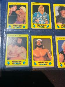 1086 Wrestling Stars card set complete. Hulk, Savage, Flair more - Photo 3