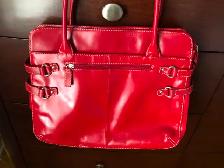ROUGE SANDALE 7.5 NATURALIZER ET SAC A MAIN DANIER, TOUT EN CUIR - Photo 3