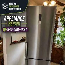 refrigerator and fridge repair install